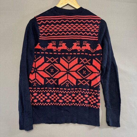 Gap Knit Sweater Winter Snowflake Graphic Women’s Size Medium Preppy Style - Picture 3 of 9